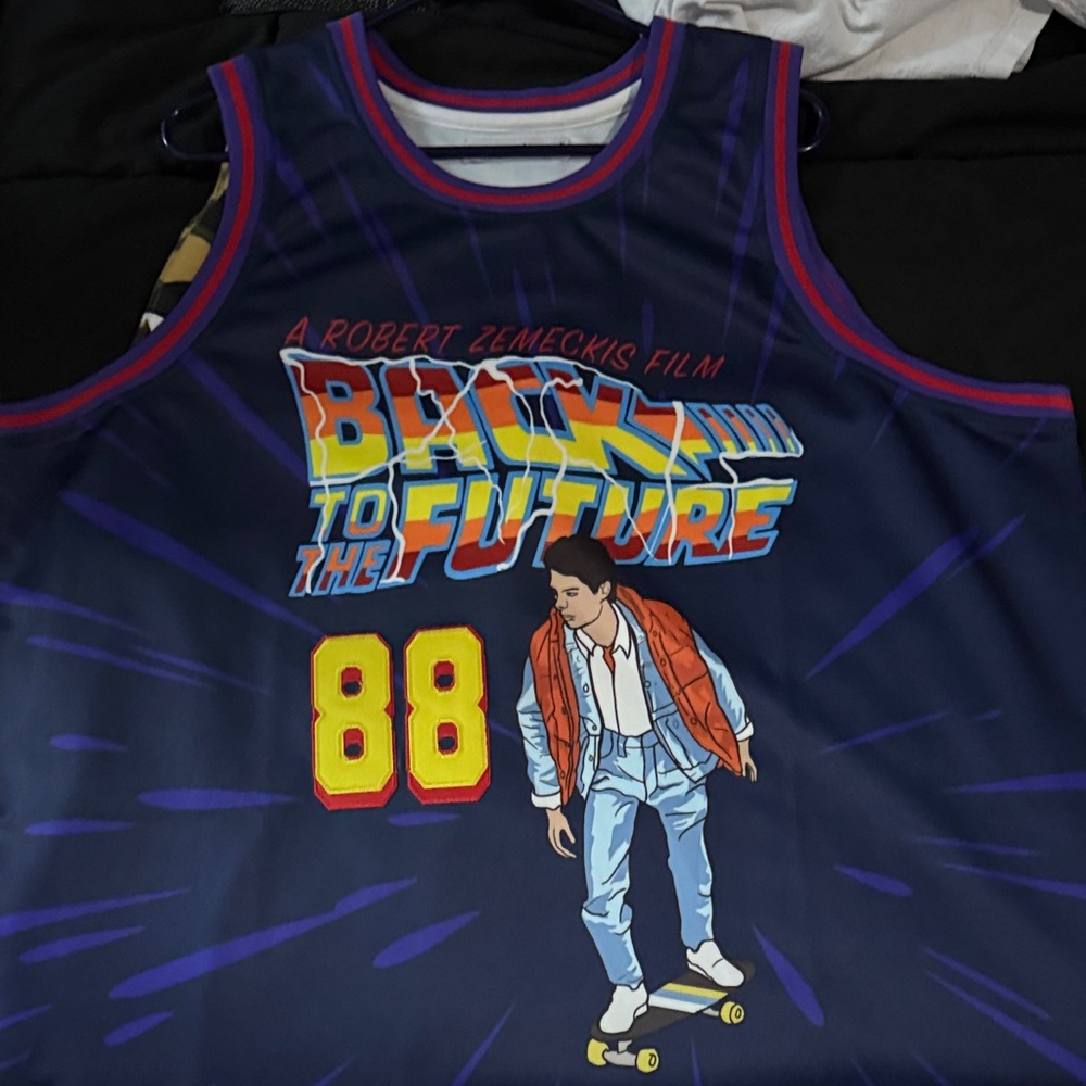 Back to the Future Men's Jersey - Blue